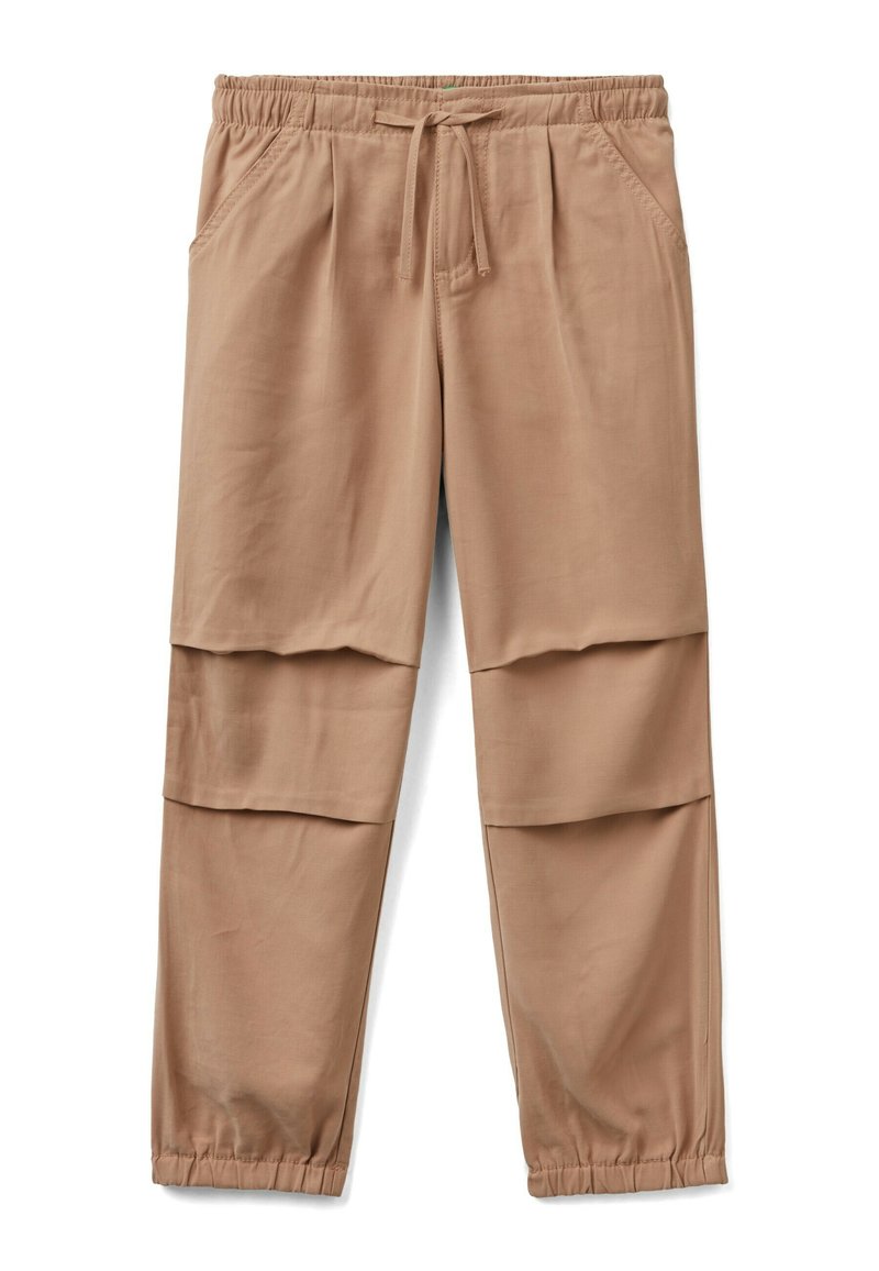 United Colors of Benetton PARACHUTE WITH DRAWSTRING - Stoffhose - beige ...