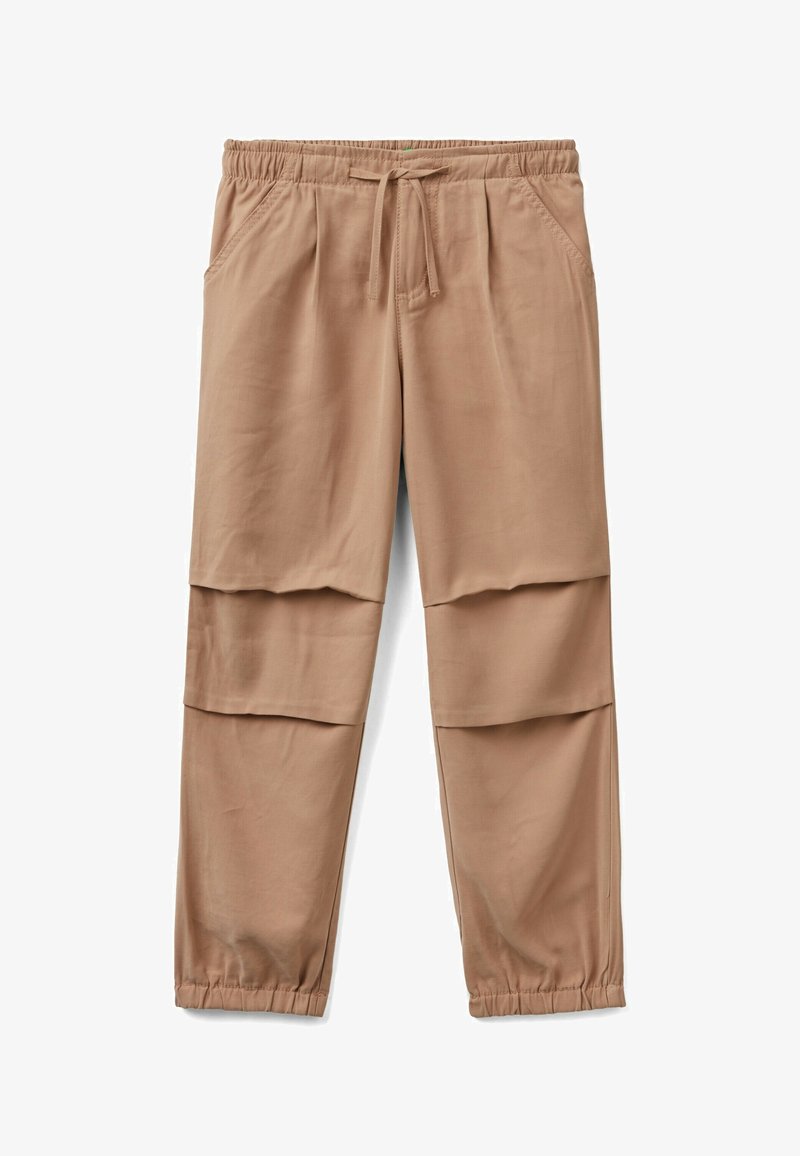 United Colors of Benetton PARACHUTE WITH DRAWSTRING - Stoffhose - beige ...
