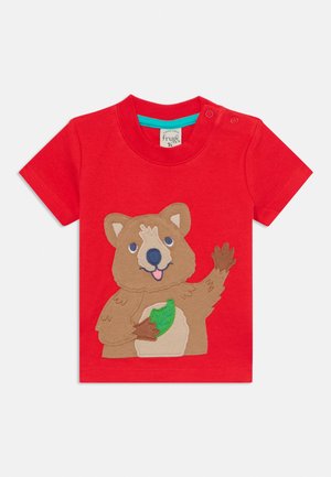 Frugi CARSEN UNISEX - T-Shirt print - red