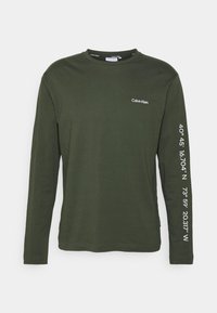 LOGO COORDINATES - Camisola de manga comprida - dark olive