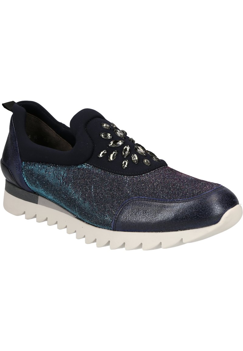 Damen Sneaker | Paul Green Slipper blau/blau-metallic - FD27291 Damen Sneaker | Paul Green Slipper blau/blau-metallic - FD27291