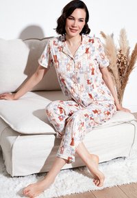 LELA REGULAR FIT - Pižamos komplektas - beige
