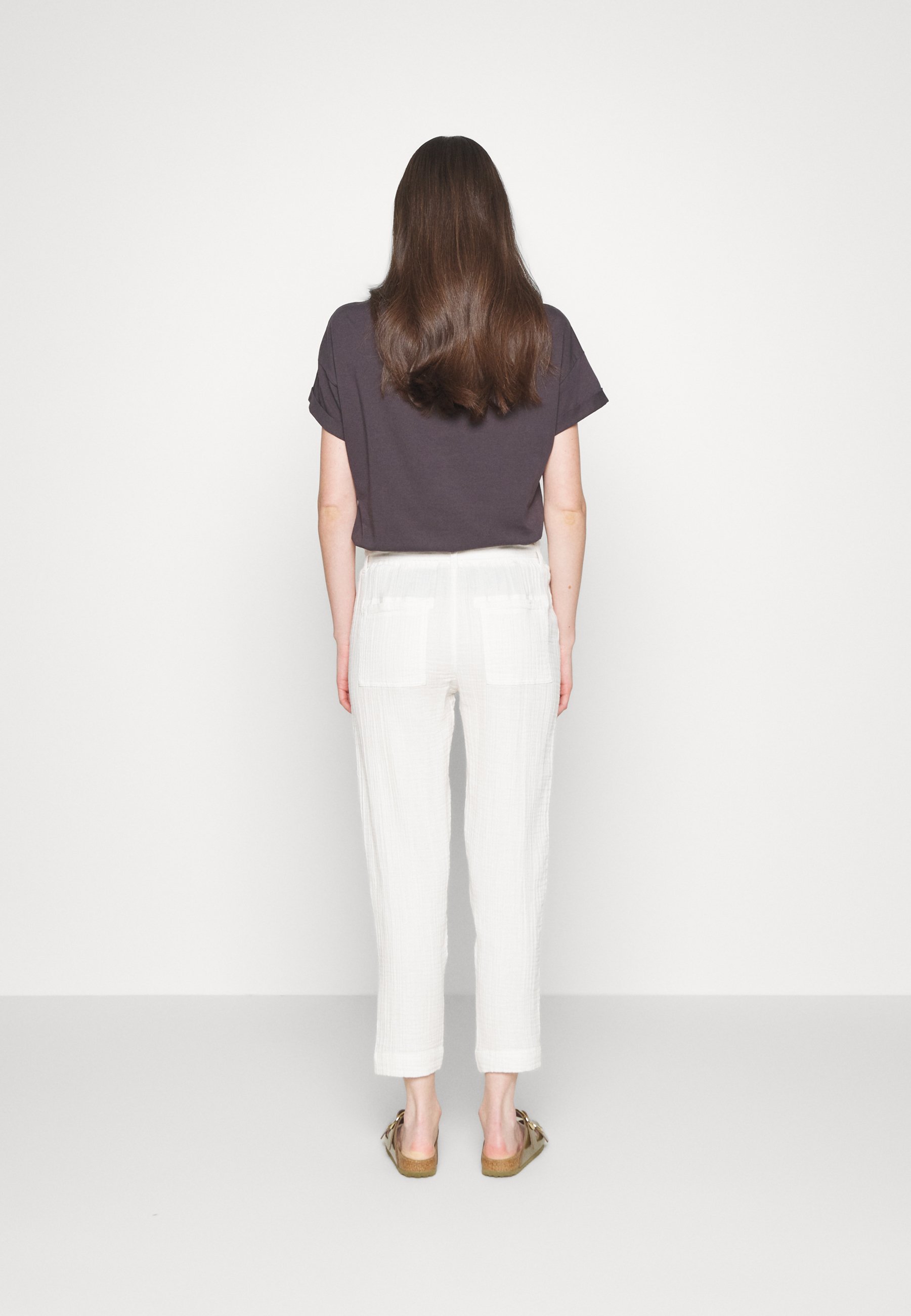 Pantalon Homme Marks And Spencer – Gris, Polyester, Taille 34 – Taille Haute, Très Bon état