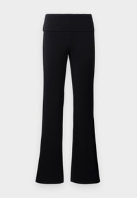 PCMALIVA FLARED PANTS - Calças - black