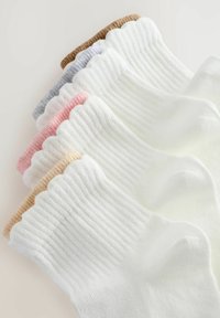 Next DOUBLE LAYER CROPPED ANKLE 4 PACK - Sokid - white neutral