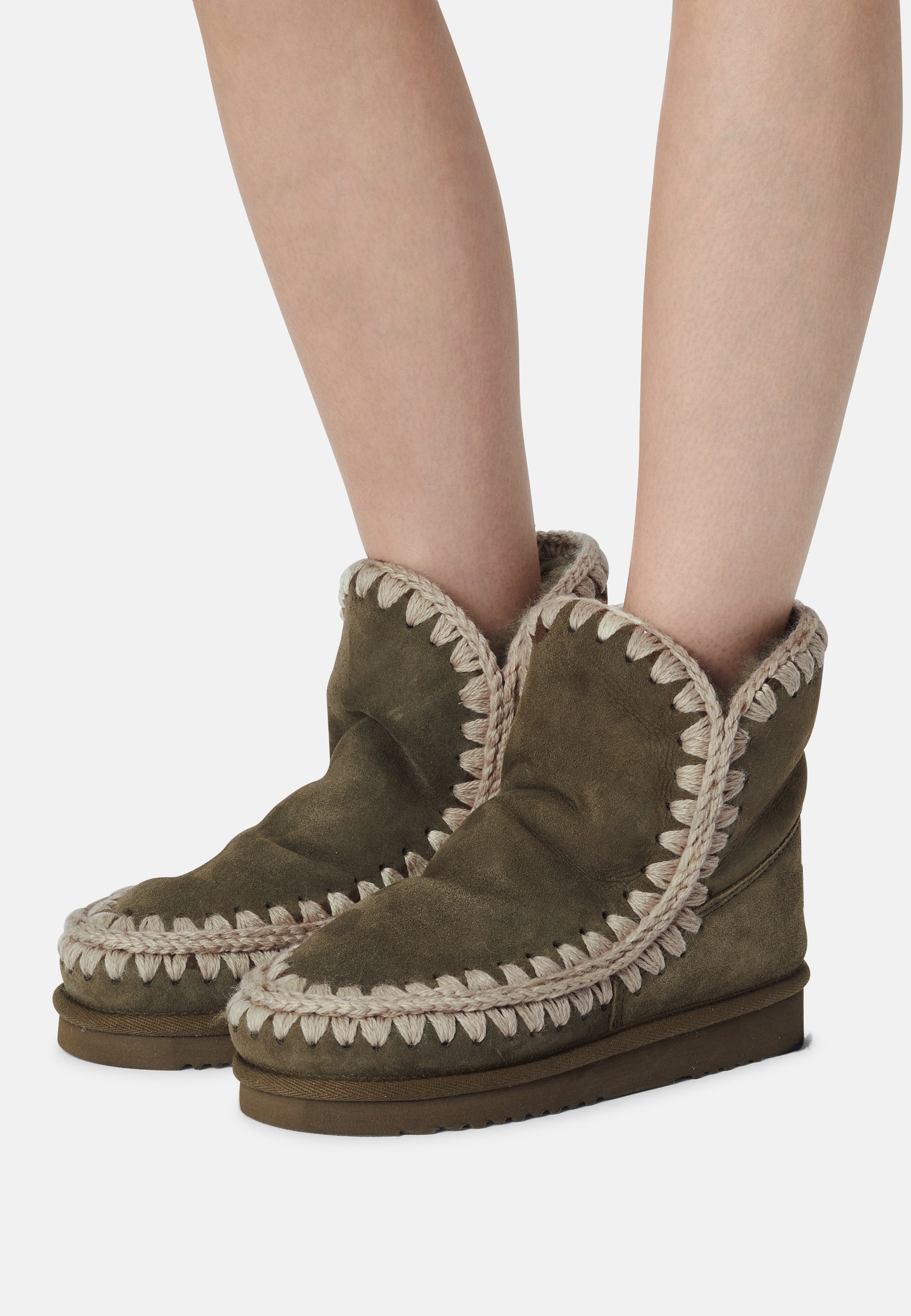 Mou Botas para la nieve - moos/verde - Zalando.es