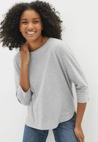Next 3/4 LENGTH SLEEVES T-SHIRT - Jednoduché tričko - grey
