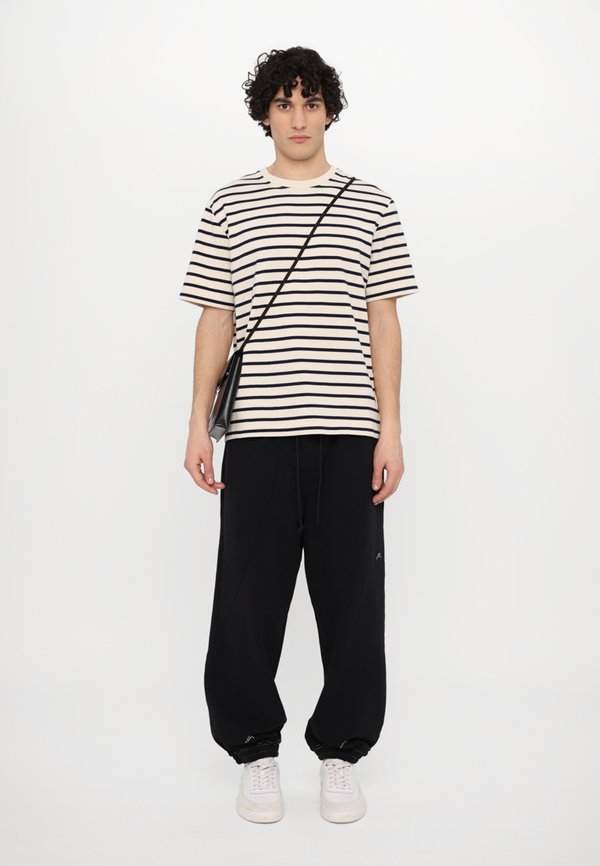 STRIPED HEAVY WEIGHT - Print T-shirt - ivory4