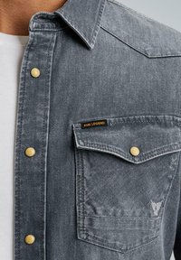 PME Legend COMFORT-STRETCH - Giacca di jeans - grey shadow wash