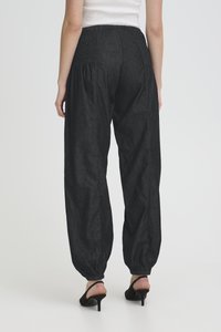 PULZ PZJILL - Vaqueros boyfriend - black denim