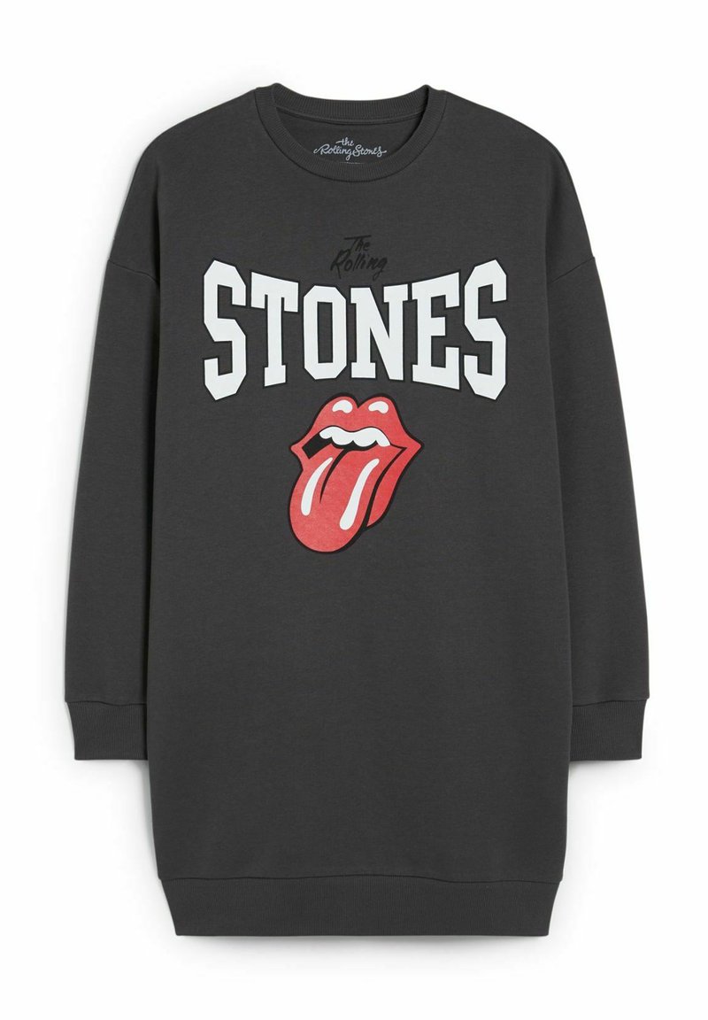 CLOCKHOUSE THE ROLLING STONES Jurk dark gray/donkergrijs Zalando.be
