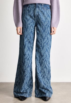 MARLENE - Τζιν καμπάνα - blue denim