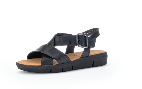 Riemensandalette - schwarz