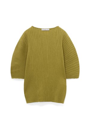 ADOLFO DOMINGUEZ, ADOLFO DOMINGUEZ JAPANESE SLEEVE CRINKLE TOP JAPANESE SLEEVE CRINKLE TOP - Blouse - olive green