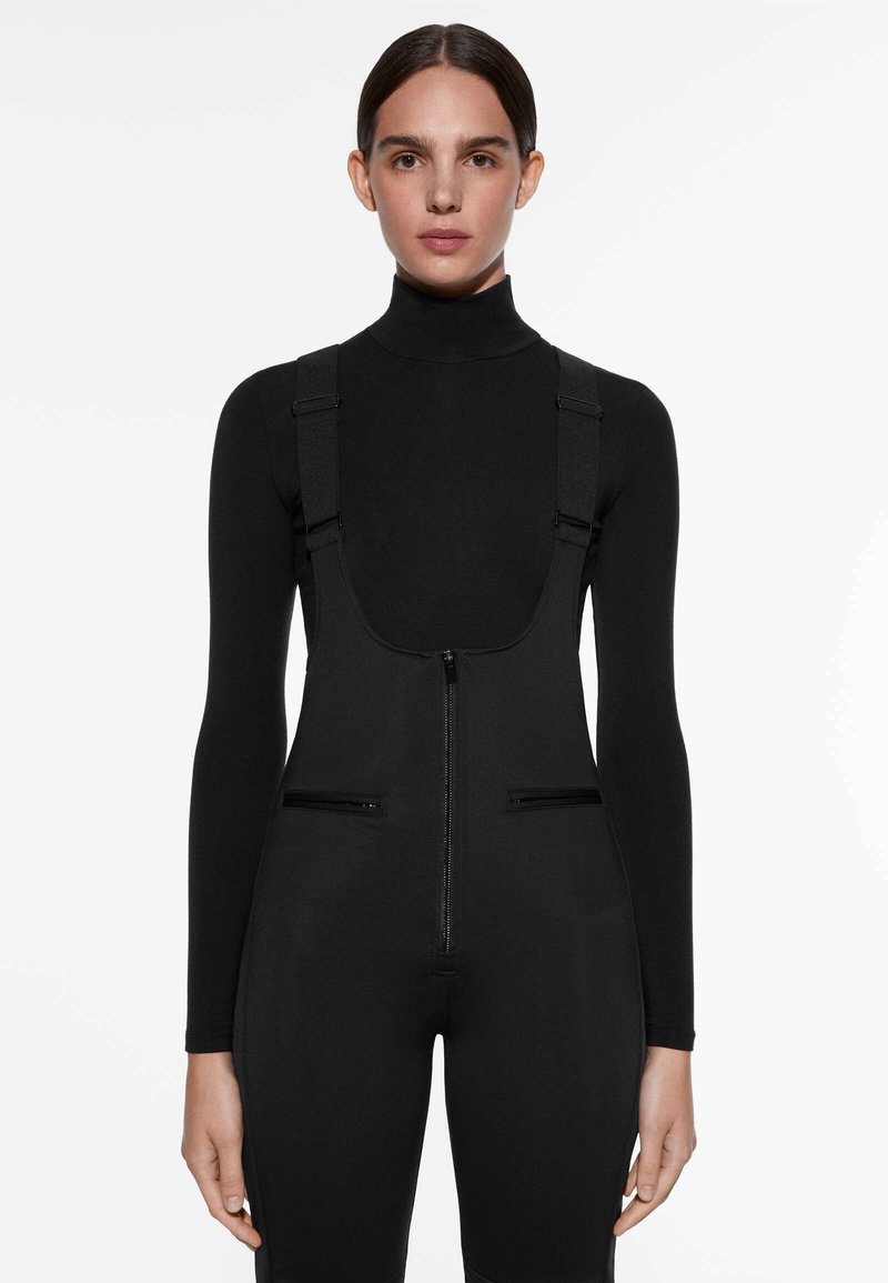 OYSHO 10K TEXTURED Lasketteluhousut Black musta Zalando fi