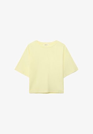 Stradivarius, JAPANESE SHORT SLEEVE T-SHIRT 07063630 - T-shirts basic - light yellow