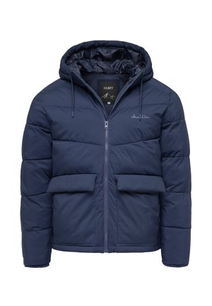 MIT KAPUZE GESTEPPTE FORM GEFÜTTERT WARM - Winterjacke - navy