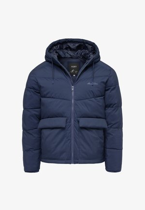 Humy, MIT KAPUZE GESTEPPTE FORM GEFÜTTERT WARM - Winterjas - navy