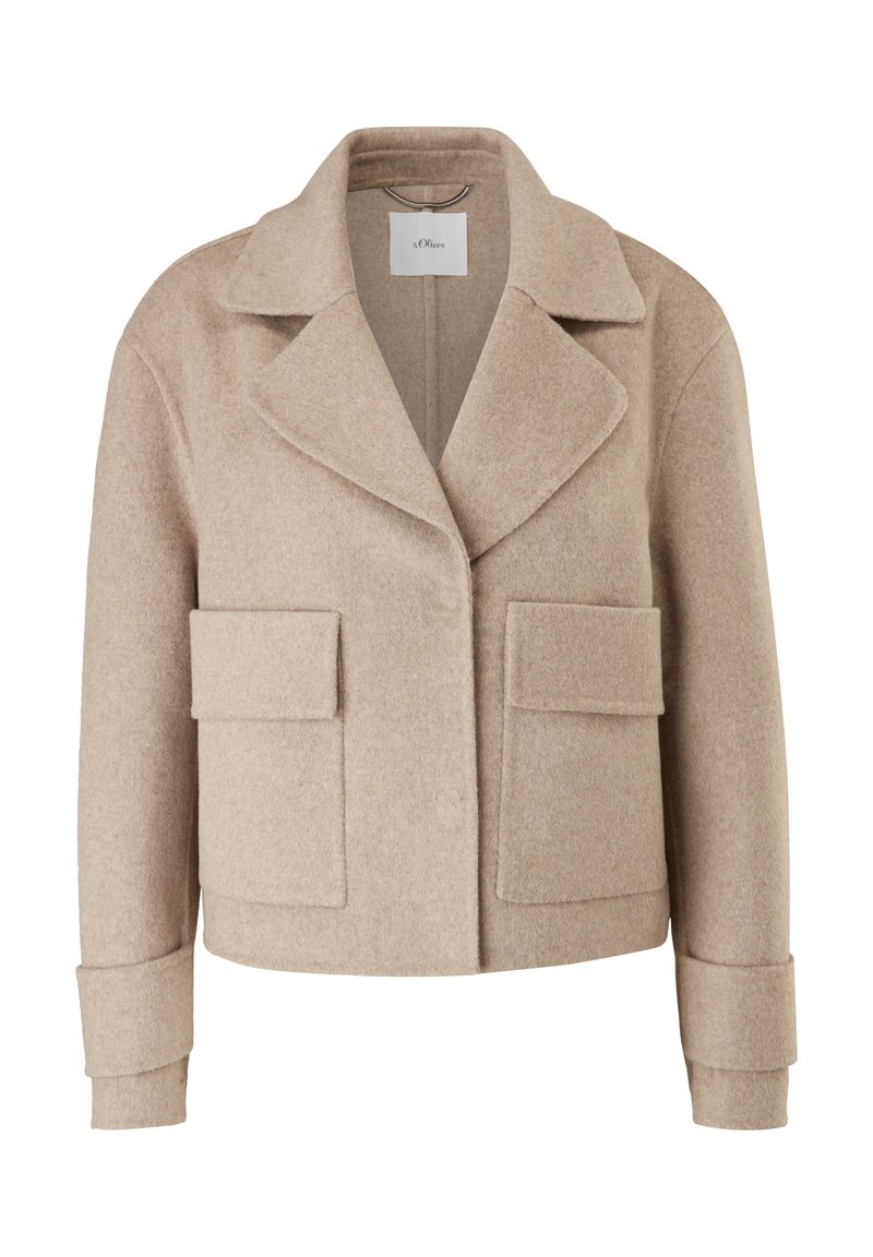s.Oliver BLACK LABEL Blazer beige mêleerd