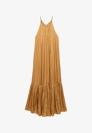 Marks & Spencer, ROUND NECK MIDAXI TIERED - Vestito lungo - burnt orange