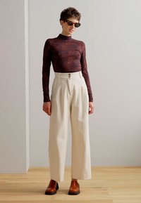 Scotch & Soda MOCKNECK LONGLSEEVE - Pitkähihainen paita - bordeaux