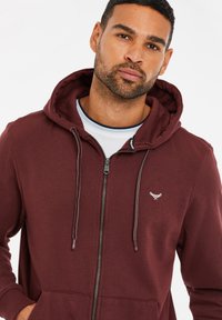 Threadbare TANGERINE - Sweatjakke - burgundy