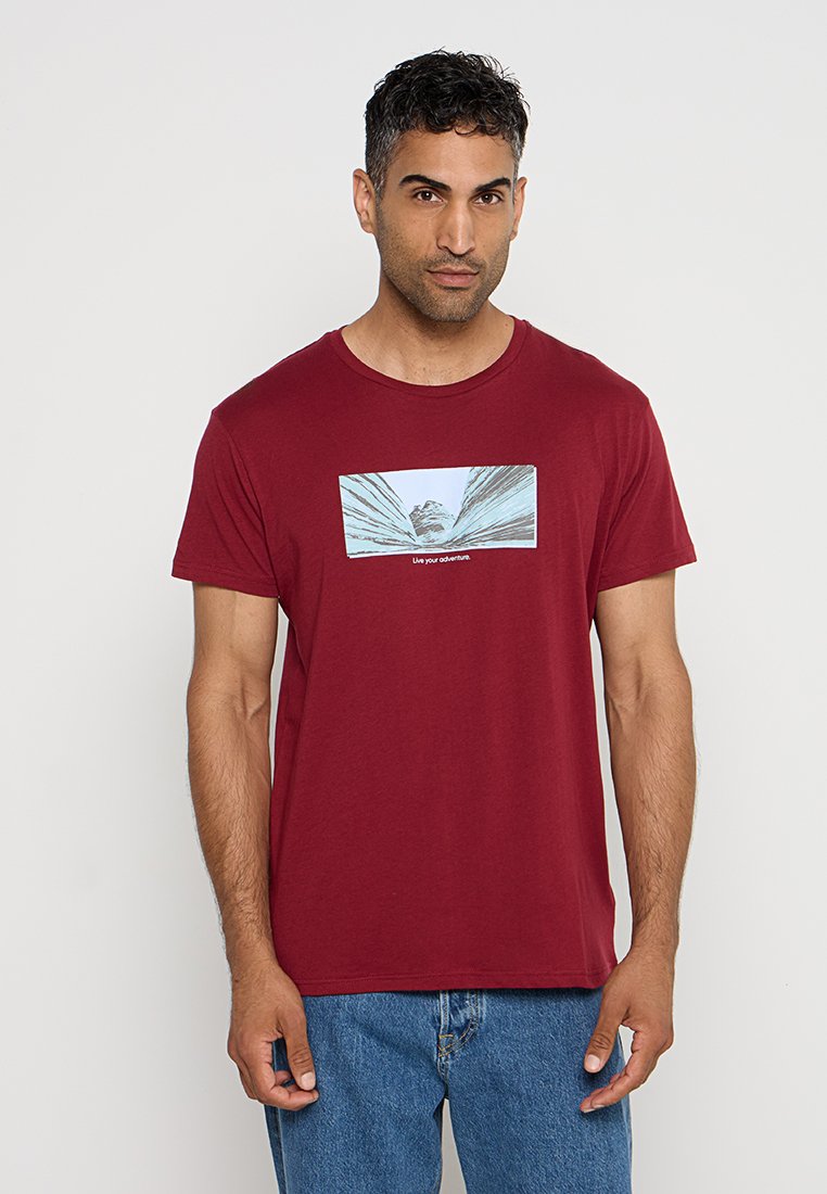 Jeep T-shirt print rood