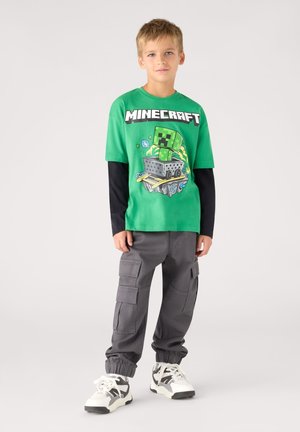 Terranova, T-SHIRT CON STAMPA ROYALTIES - Maglietta a manica lunga - verde