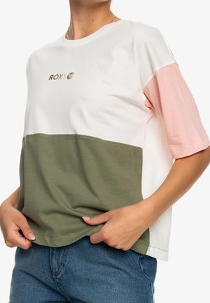 Roxy Camiseta estampada - white