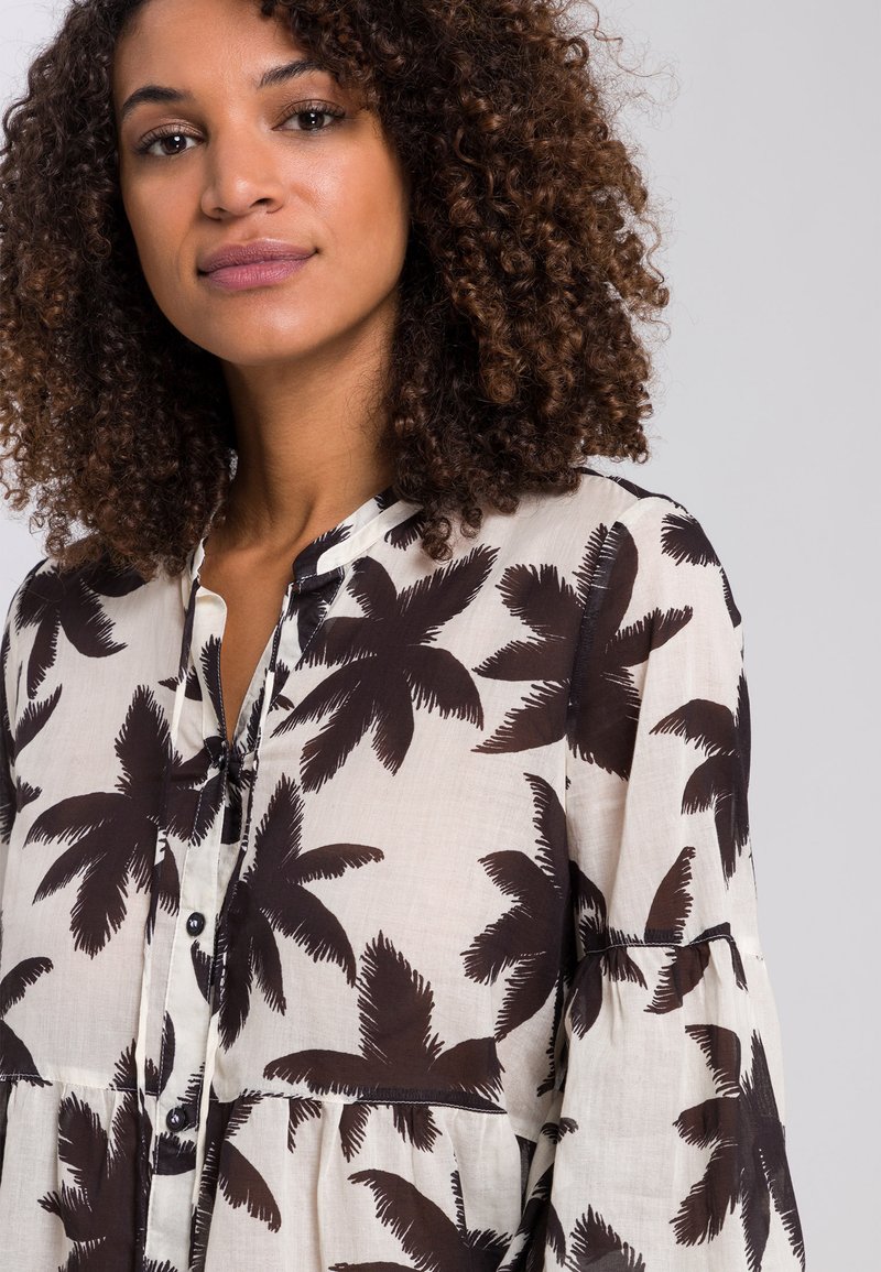 Damen Hemdblusen | Marc Aurel Bluse milk varied/weiß - AE04552 Damen Hemdblusen | Marc Aurel Bluse milk varied/weiß - AE04552