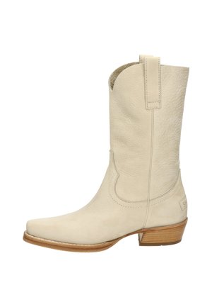 Kovbojské/motorkářské kotníkové boty - beige