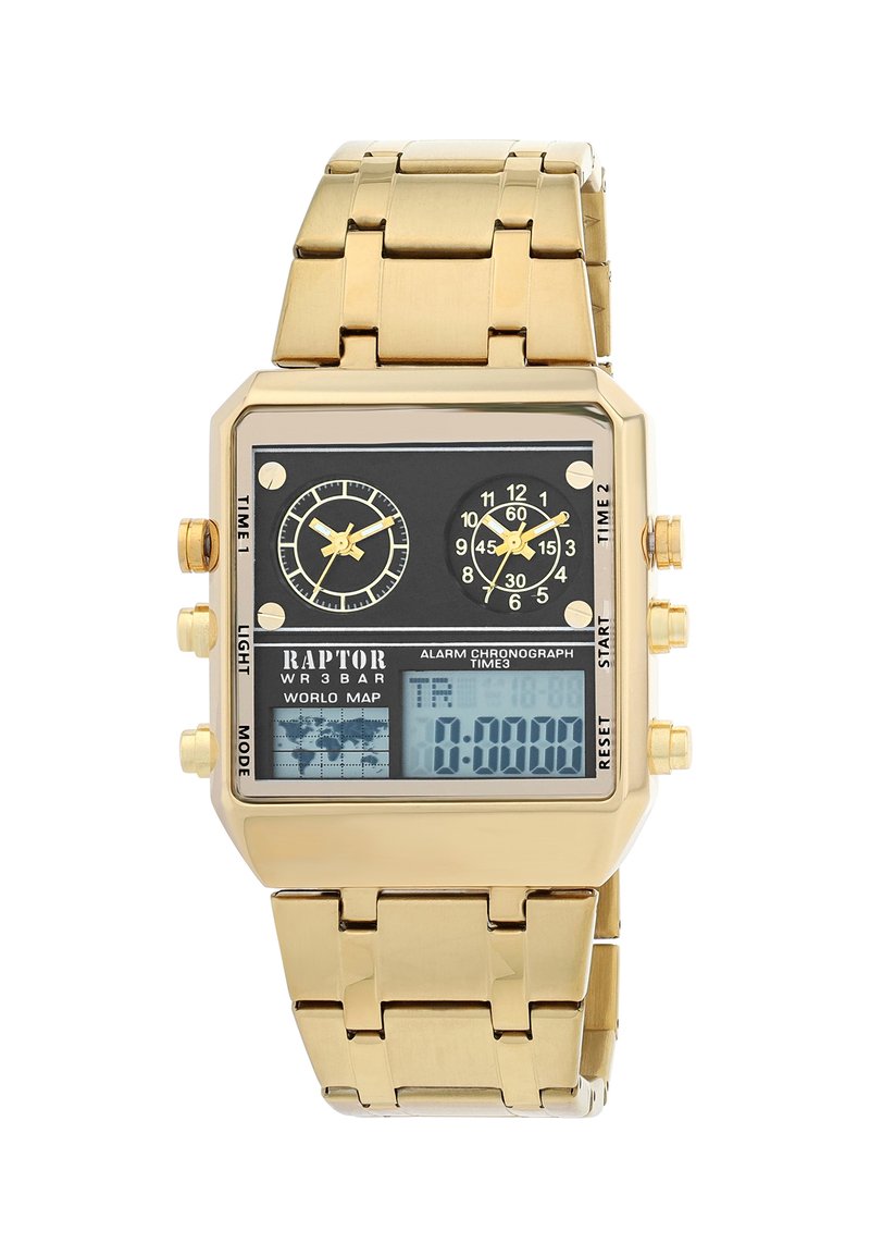 RAPTOR Digital watch - gold-coloured - Zalando