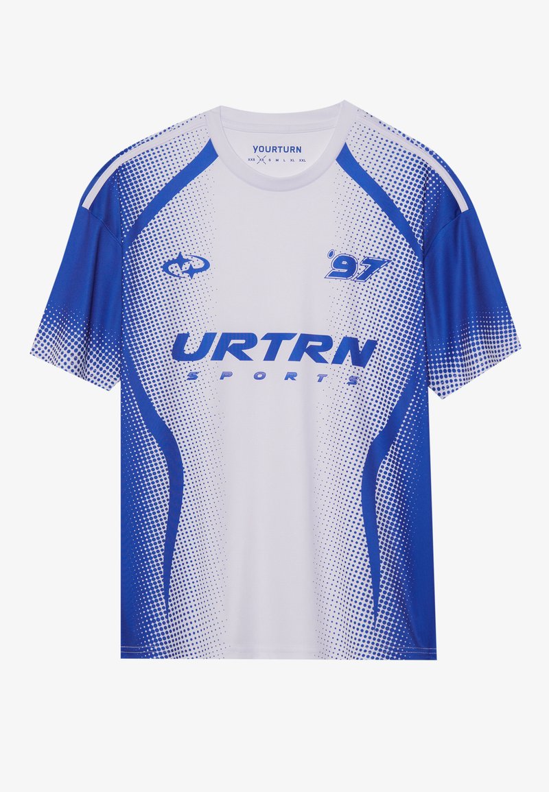 YOURTURN T-shirt print blauw YOURTURN T-shirt print blauw