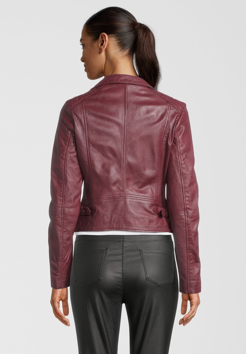 Damen Leichte Jacken | Goosecraft GC CATO Lederjacke red port/dunkelrot - GL28774 Damen Leichte Jacken | Goosecraft GC CATO Lederjacke red port/dunkelrot - GL28774