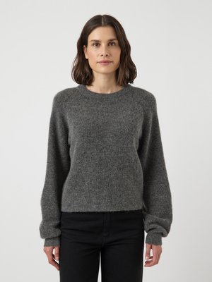 YAS YASJOHI PULLOVER  - Pullover - medium grey melange