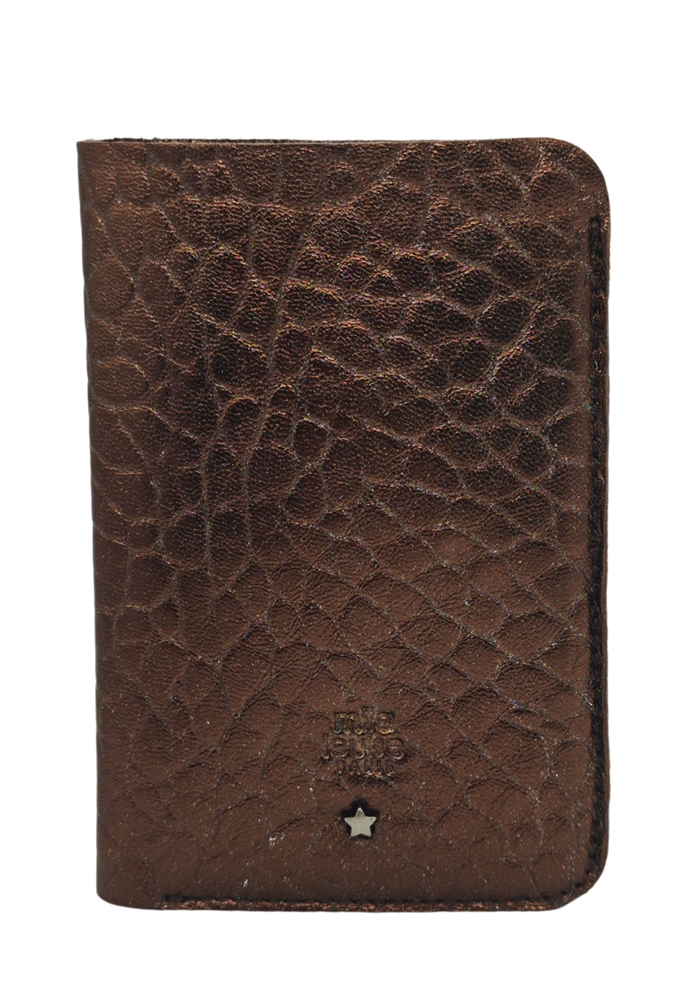 Étui Pour Cartes De Visite En Cuir Synthétique – Avec Rabat Et Bouton – Format Compact 10,5x7 Cm – Inclut Un Porte-cartes Transparent - 7