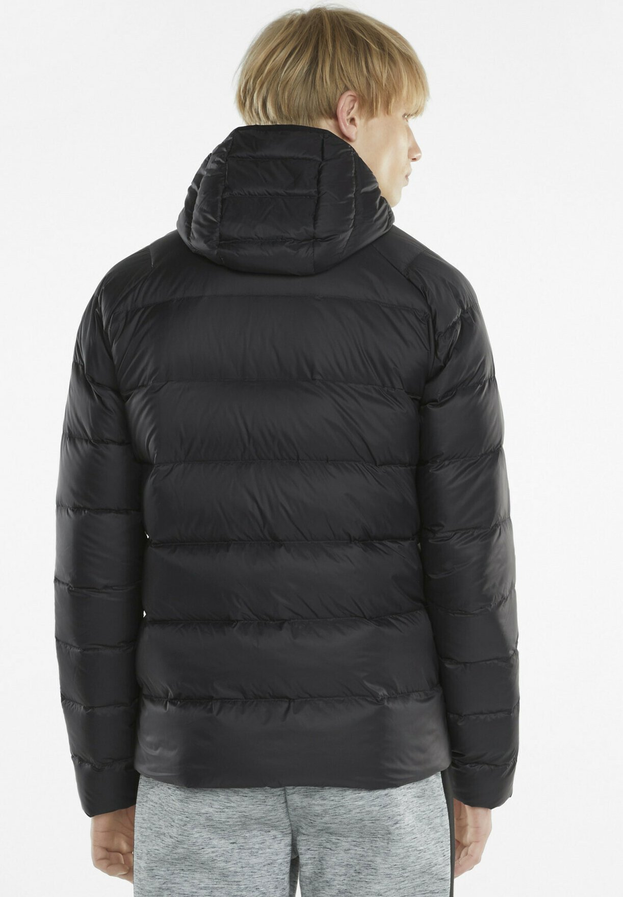 puma black puffer jacket