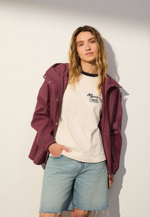 Regenjacke / wasserabweisende Jacke - berry red