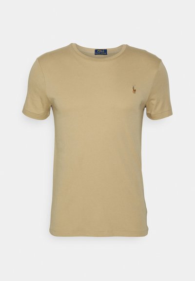 Polo Ralph Lauren CUSTOM SLIM FIT SOFT COTTON T-SHIRT - T-shirt básica - vintage khaki