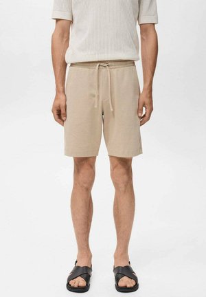 WITH DRAWSTRING - Kratke hlače - ecru