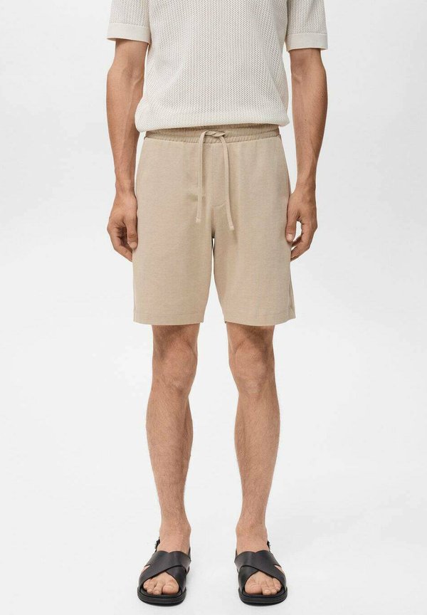 WITH DRAWSTRING - Shorts - ecru