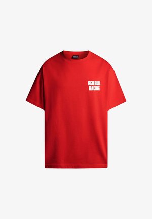 Red Bull Racing x Pepe Jeans, RED BULL RACING X PEPE JEANS BASIC T-SHIRT RACING & TAPAS TEE UNISEX - T-shirt print - red