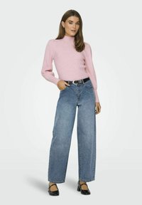 ONLY ONLKATIA HIGH NECK - Trui - light pink