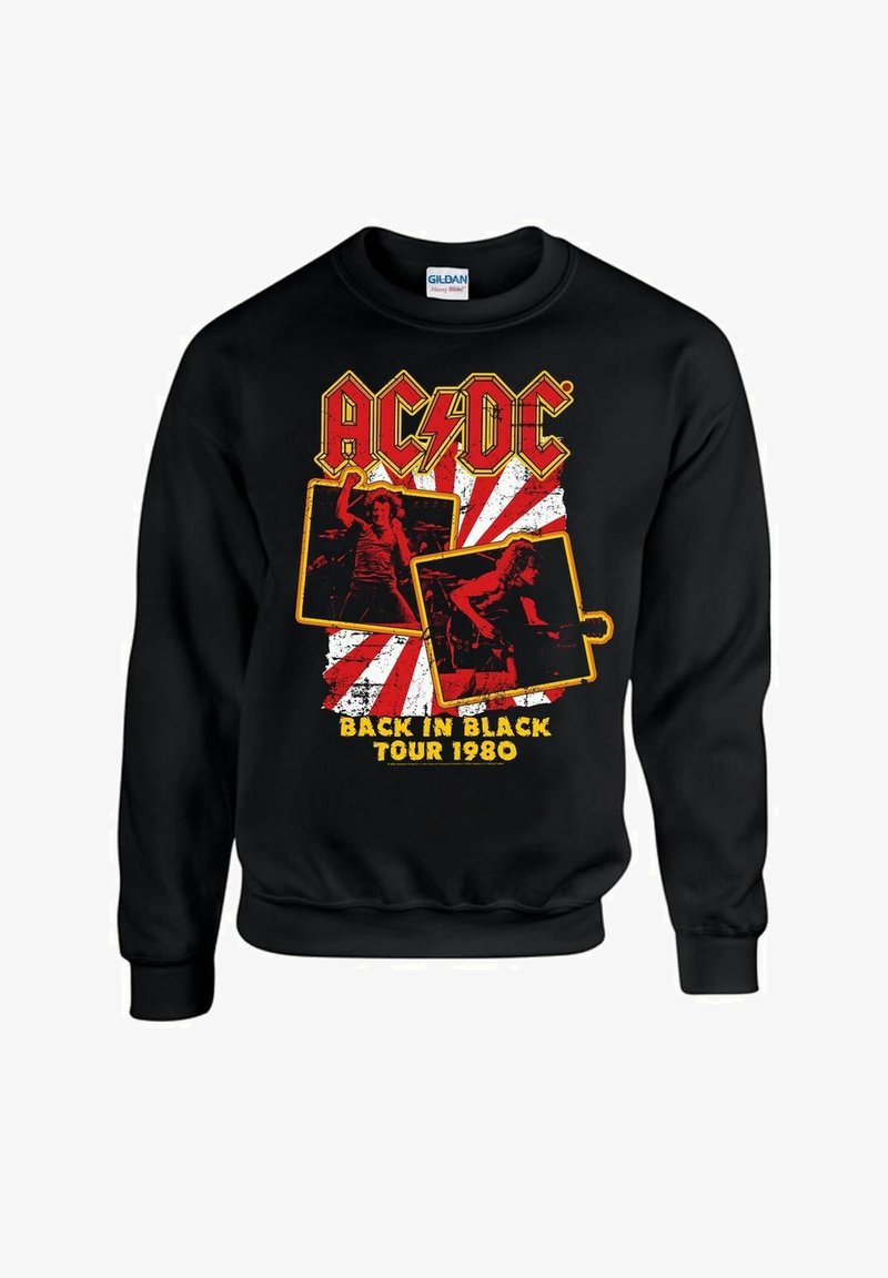 rockshirts AC/DC BACK IN BLACK TOUR 1980 - Felpa - black