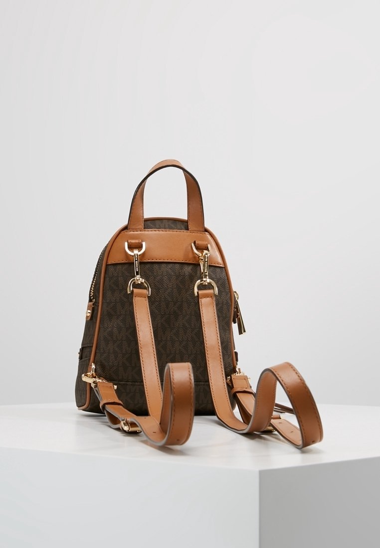 Michael Kors Brown Monogram Backpack with Tan Accents Michael Kors | Bags | Michael Kors Brown Monogram Backpack  main image 2