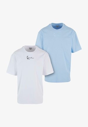 Karl Kani, SMALL SIGNATURE ESSENTIAL TEE 2 PACK
- Tricou basic - light blue white