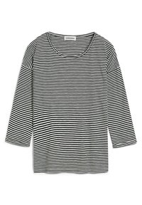 ARMEDANGELS SIAA LOVELY STRIPES - Longsleeve - black oatmilk