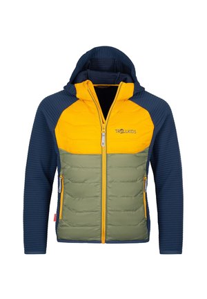 TROLLKIDS, KIDS SIRDAL JACKET UNISEX - Winterjacke - mystic blue/golden yellow