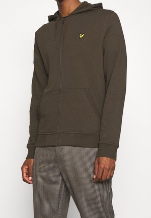 Sudadera con cremallera - olive
