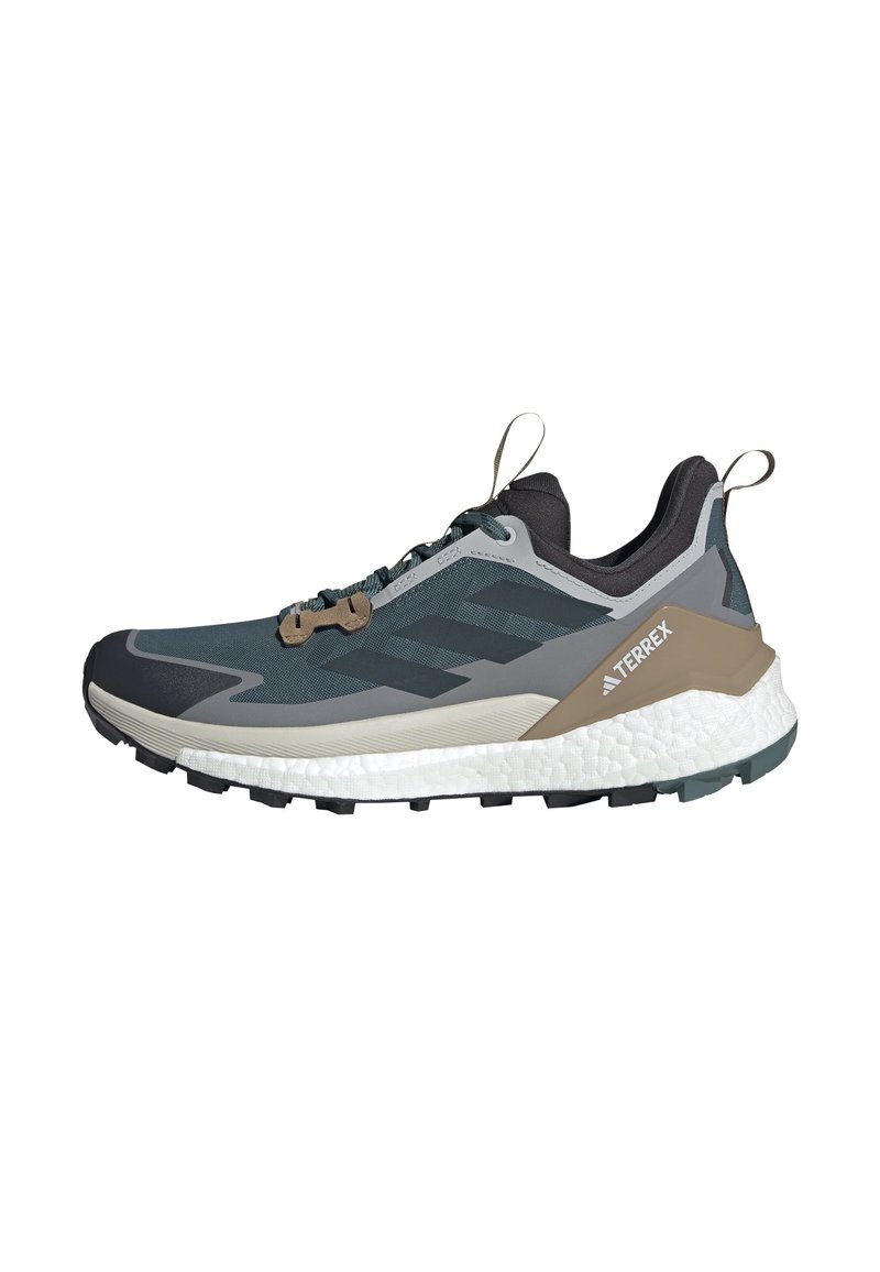 Adidas Terrex FREE LOW - Outdoorschoenen - preloved teal   aurora ivy   grey three